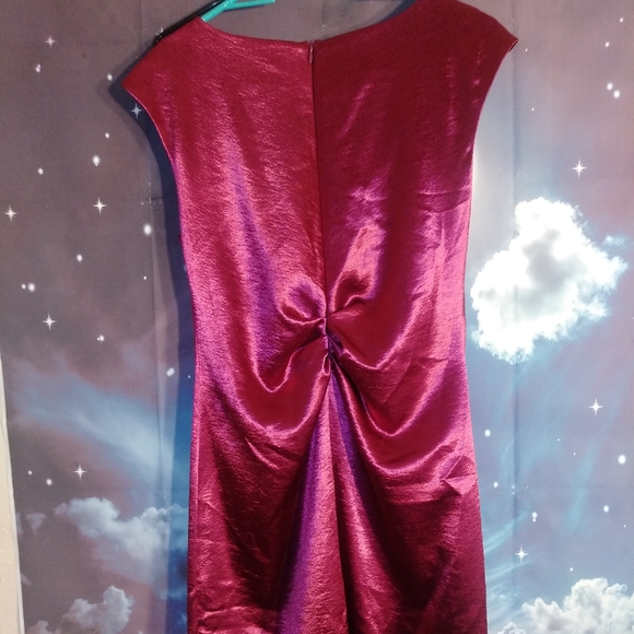 Connected Apparel sinched waist dress Size 10 - Picture 3 of 3